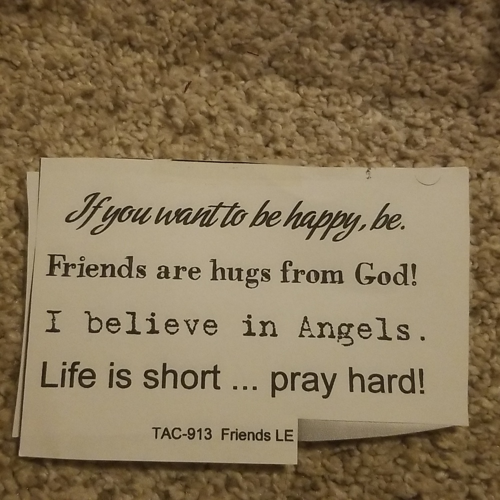 Be happy quote stamp